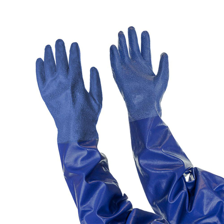 KLEEN HANDLER Kleen Mitt Nitrile Gloves, Blue, Large, PR KH-MS-KMNG-L-BL